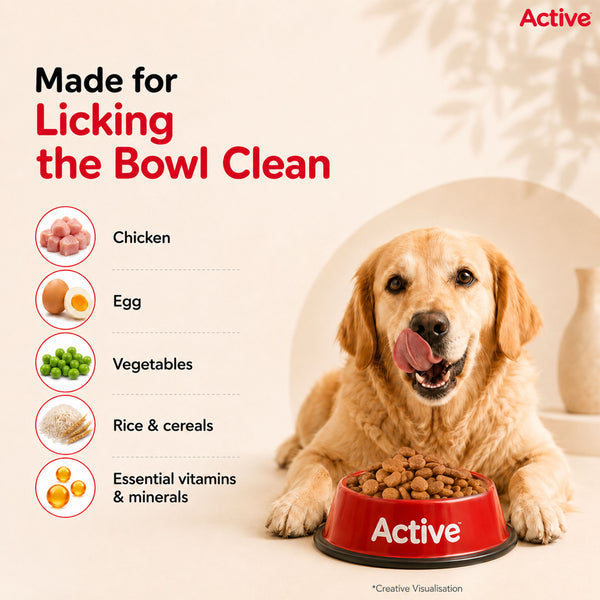 Active Chicken and Vegetables Adult Dog Dry Food (Buy 1 Get 1)