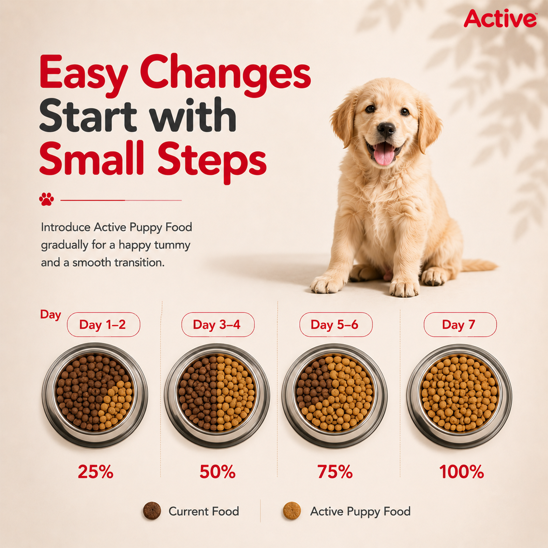Active Chicken and Vegetables Puppy Dog Dry Food (Buy 1 Get 1) Dogs- Dry Food Active