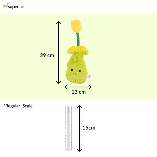 Barkbutler x Fofos Garden Tulip Plush Toy for Dogs