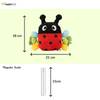 Barkbutler x Fofos Garden Ladybug Plush Toy for Dogs Dogs-Toys Barkbutler