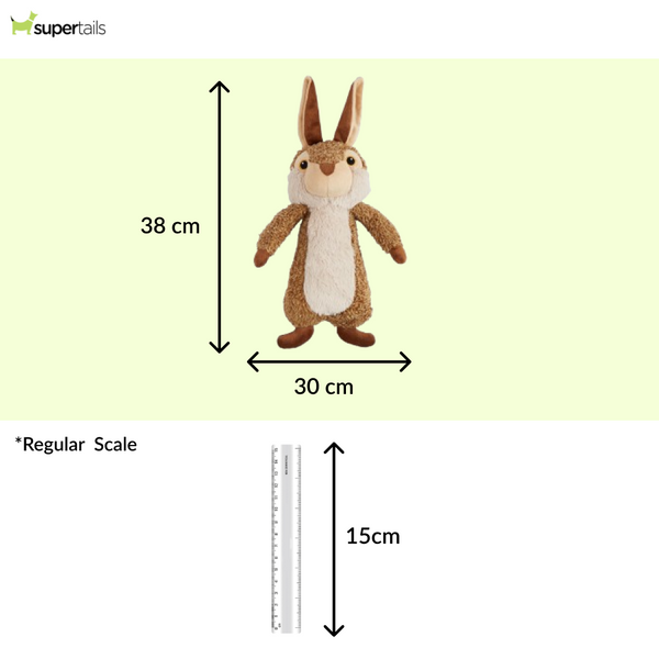 Barkbutler x Fofos Wildlife Rabbit Plush Toy for Dogs