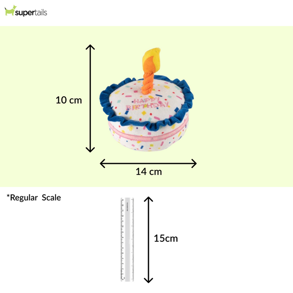 Barkbutler x Fofos Birthday Cake Plush Toy for Dogs