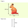 Red Dingo Durables Kangaroo Fetch Toy For Dogs (Orange) Dogs-Toys Red Dingo Dropship