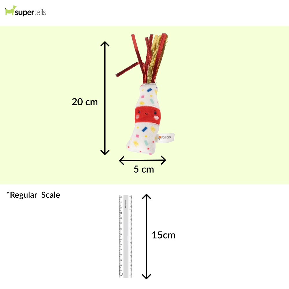Barkbutler x Fofos Birthday Drink Catnip Toy for Cats Cats-Toys Barkbutler
