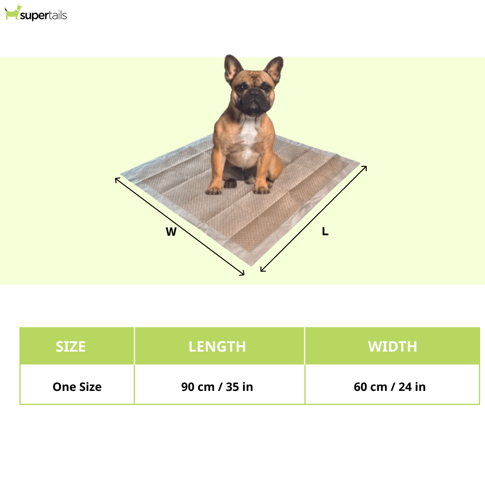 M Pets Eco Training Pads for Puppies (90x60cm) Dogs-Health & Wellness M Pets