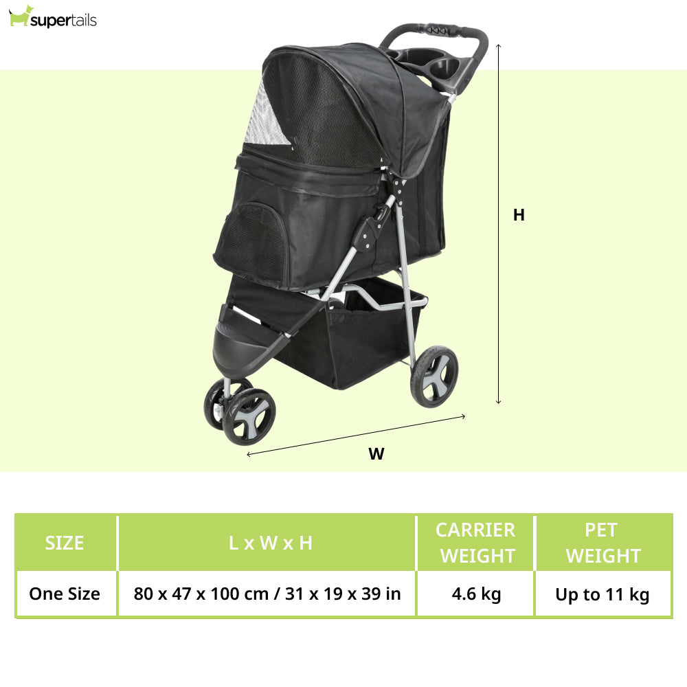 trixie dog stroller Buy Trixie Nylon Buggy Stroller for Dogs and Cats (Black) online at Supertails.com