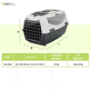 Trixie Capri 2 AKASA Approved Transport Carrier for Dogs and Cats (Apple Green) Both-Bedding, Mats & Travel Supplies Trixie