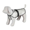 Trixie Piping Transparent Raincoat for Dogs (Black) Dogs-Clothing & Accessories Trixie L