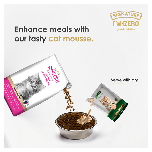 Signature Grain Zero Tuna Mousse Kitten Cat Wet Food