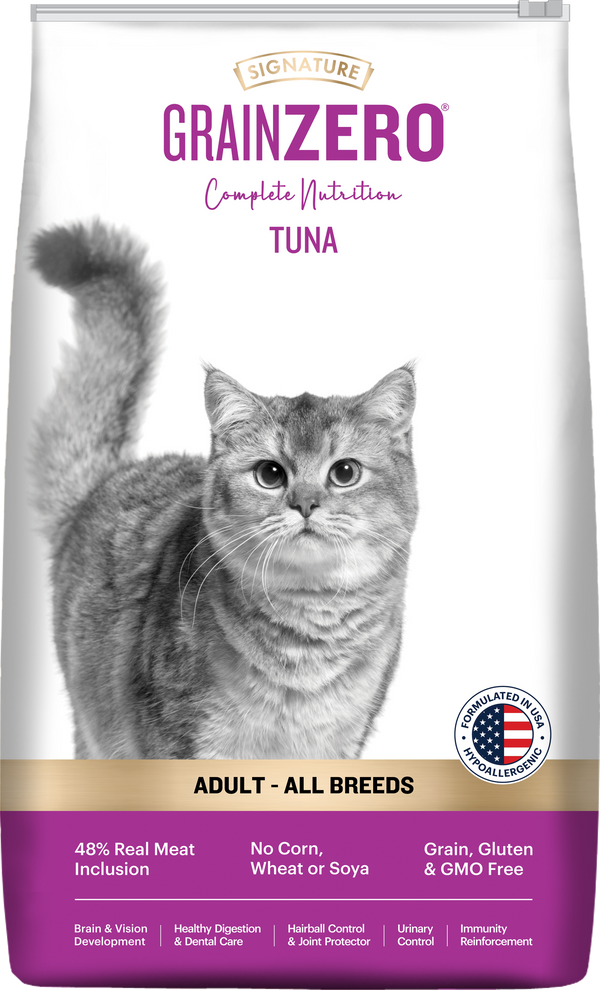 Signature Grain Zero Tuna  Adult Cat Dry Food  For All Breed
