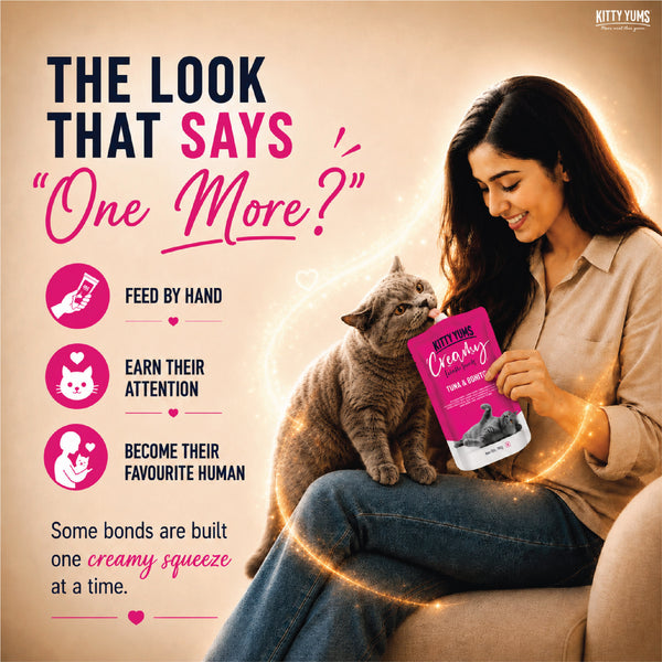 Kitty Yums Lickable Tuna & Bonito Creamy Cat Treat