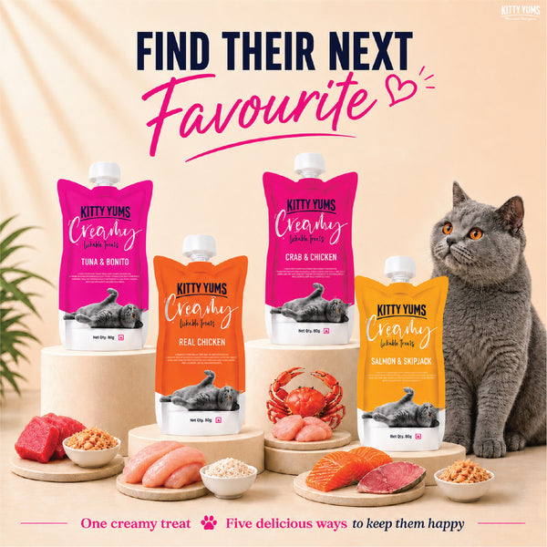 Kitty Yums Lickable Tuna & Bonito Creamy Cat Treat