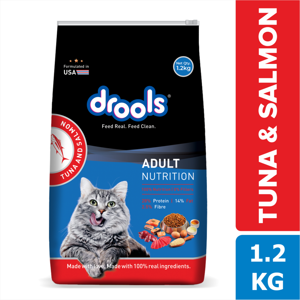 Drools Tuna & Salmon Adult Dry Cat Food
