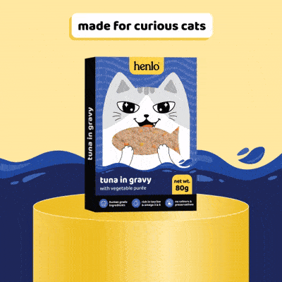 Henlo Tuna in Gravy with Vegetable Puree Adult Cat Wet Food | 100% Human Grade Ingredients
