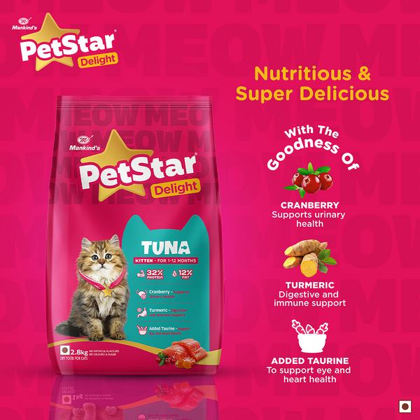 Mankind PetStar Tuna Kitten Cat Dry Food