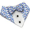 PawsIndia Sky Rainbows Pattern Tuxedo Bandana with Matching Bow for Dogs and Cats Both-Clothing & Accessories Pawsindia Dropship M