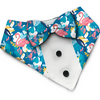 PawsIndia Flamingo Pattern Tuxedo Bandana for Dog and Cats Dogs-Clothing & Accessories Pawsindia Dropship M