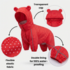 Skatrs Rain Ranger Raincoat for Dogs (Red) Dogs-Clothing & Accessories Skatrs