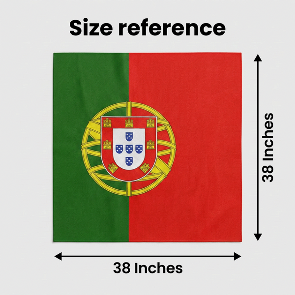 Skatrs Portugal Flag Supporter Bandana for Pets & Pet Parents