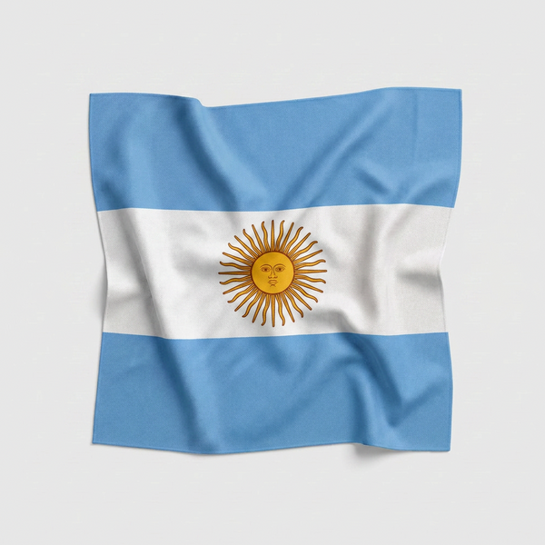 Skatrs Argentina Flag Supporter Bandana for Pets & Pet Parents
