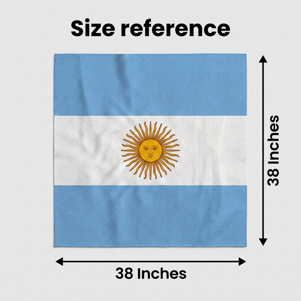 Skatrs Argentina Flag Supporter Bandana for Pets & Pet Parents