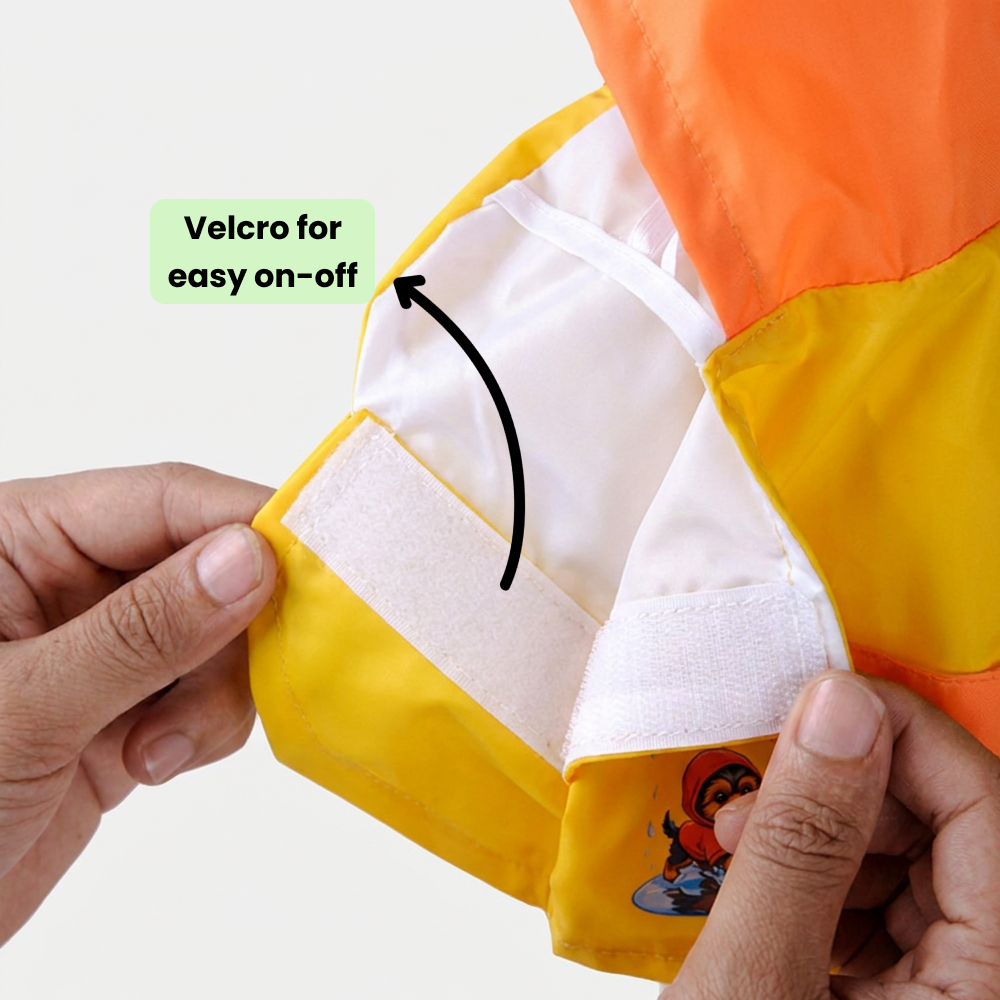 Thunder Dog Raincoat for Dogs (Yellow Orange) Dogs-Clothing & Accessories Pets Way Dropship
