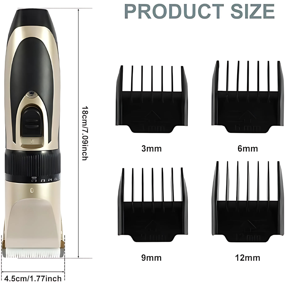 Chullbull Professional Hair Clippers Set Rechargeable Trimmer for Dogs and Cats Both-Grooming Supplies Chullbull Dropship