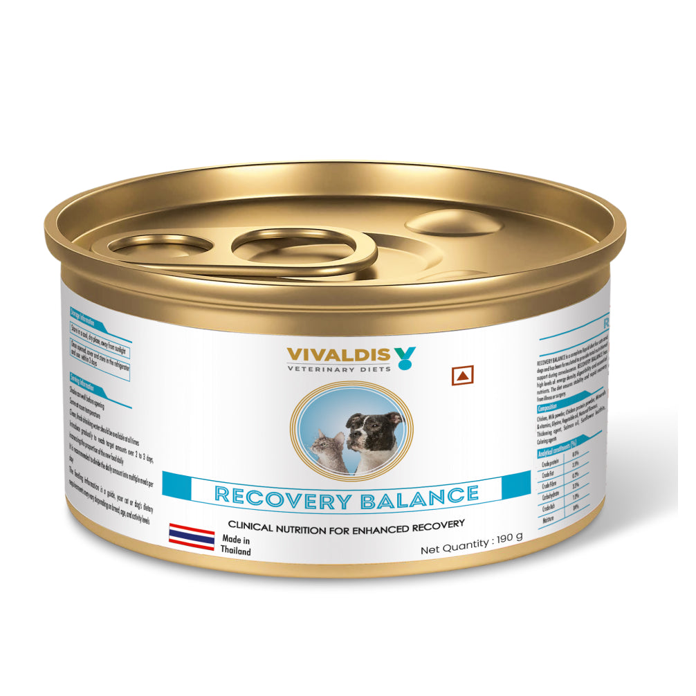 Vivaldis V Diet Recovery Diet Dog and Cats Wet Food Both-Wet Food Vivaldis VDiet 190g