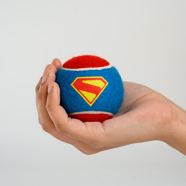 Warner Bros Superman Ball Toy for Dogs and Cats