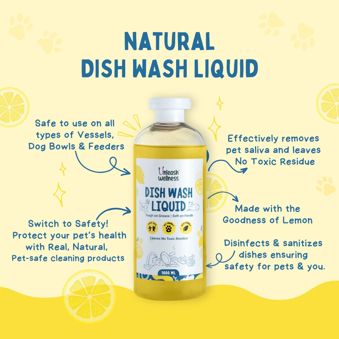 Unleash Wellness Pet Safe Dishwashing Liquid for Dogs and Cats Both-Health & Wellness Unleash Wellness Dropship