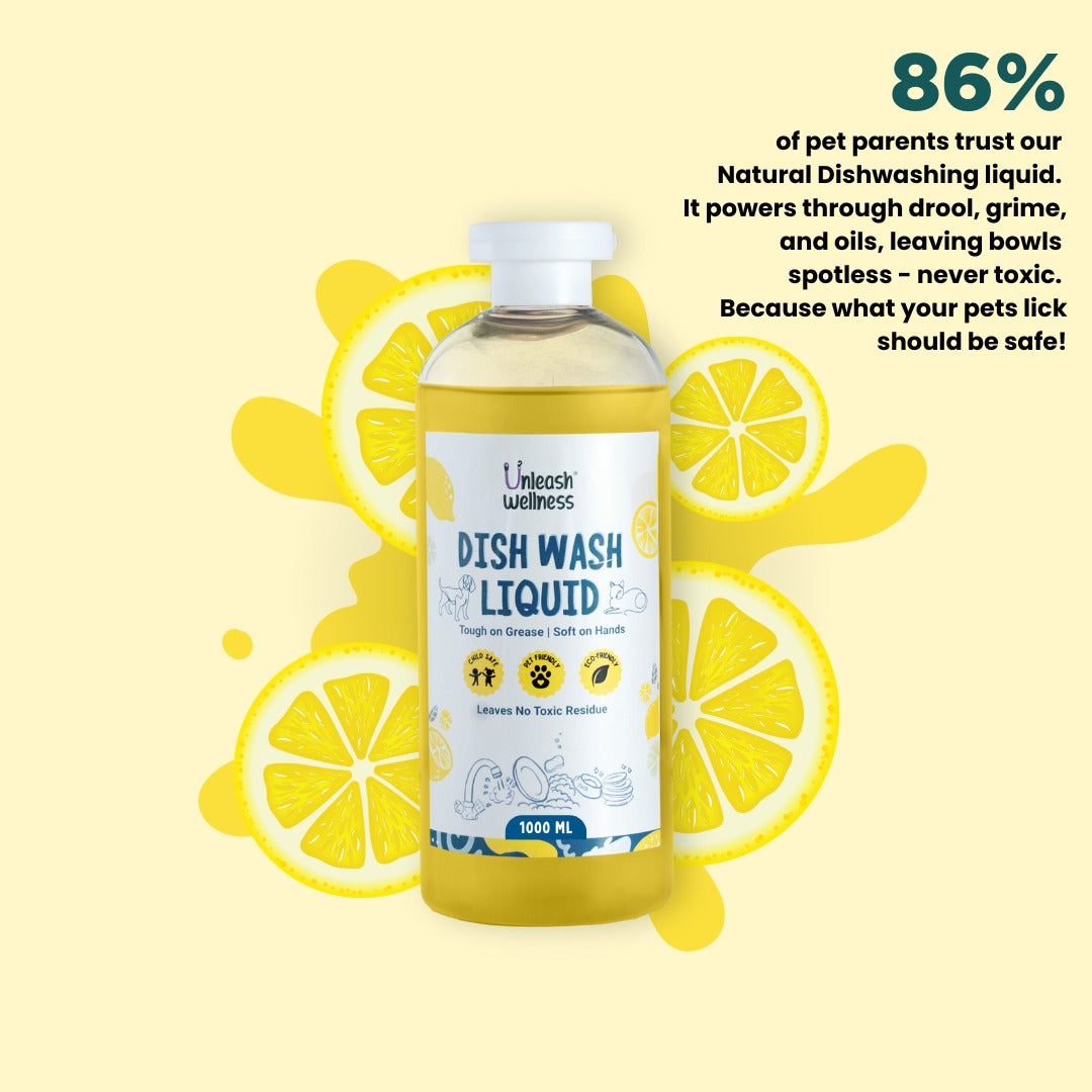 Unleash Wellness Pet Safe Dishwashing Liquid for Dogs and Cats Both-Health & Wellness Unleash Wellness Dropship 1000mL