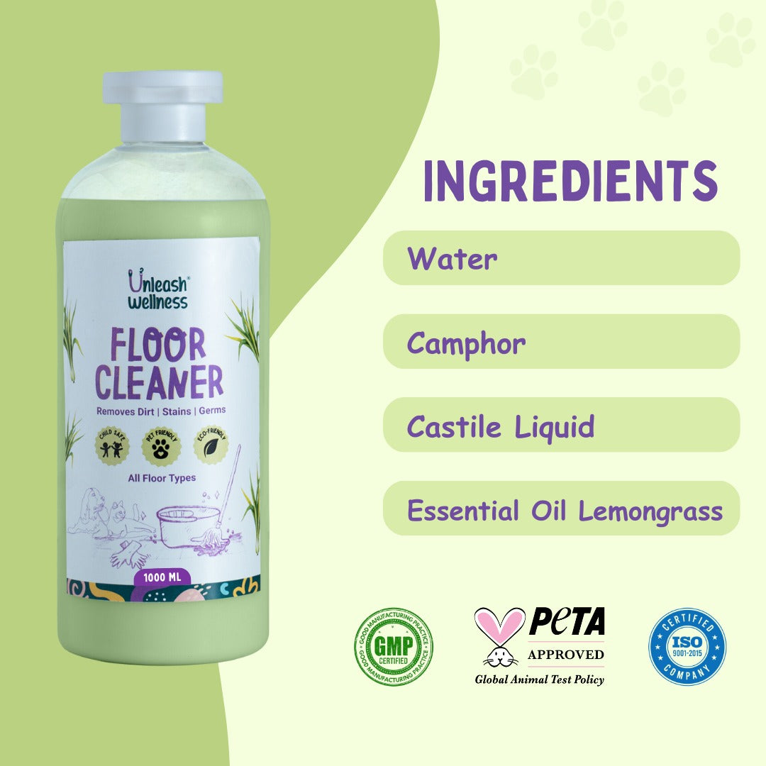 Unleash Wellness Pet Safe Floor Cleaner for Dogs and Cats Both-Health & Wellness Unleash Wellness Dropship