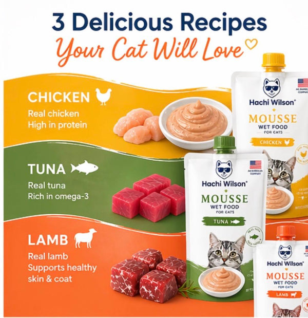 Hachi Wilson Tuna Mousse Wet Food for Cats & Kittens