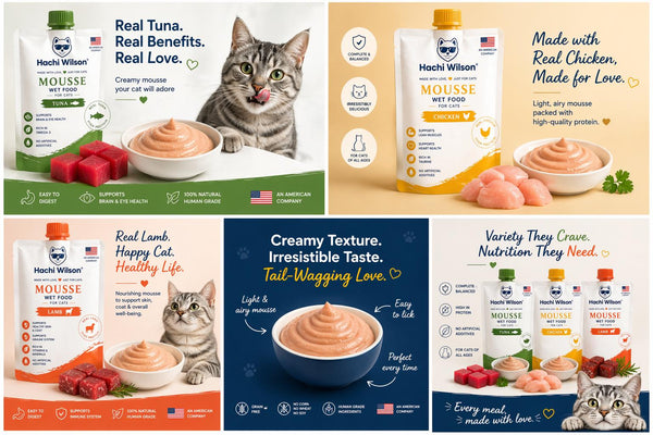 Hachi Wilson Tuna Mousse Wet Food for Cats & Kittens