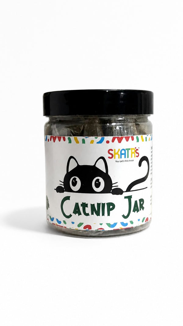 Skatrs Catnip Jar for Cats