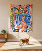 EverythingBoho Catitude Tapestry Wall Art Pet Parent-Gifting & Merch EverythingBoho Dropship 26x36in