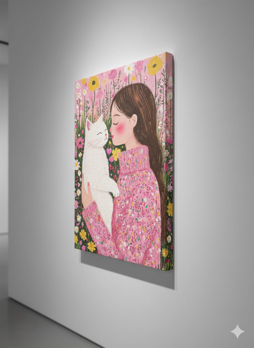EverythingBoho Cat Mom Wall Art (Bottle Green) Pet Parent-Gifting & Merch EverythingBoho Dropship