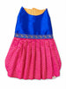 Skatrs Ethnic Lehenga Dress for Dogs and Cats (Royal Pink & Blue) Both-Clothing & Accessories Skatrs