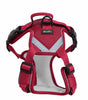 Skatrs Fully Padded Reflective Harness for Dogs & Cats (Maroon) Both-Collar, Leashes, harnesses Skatrs