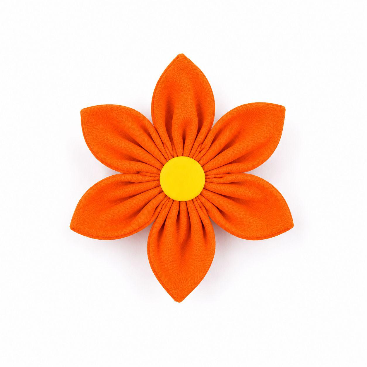 Skatrs Flower Bow for Dogs and Cats (Orange) Both-Clothing & Accessories Skatrs
