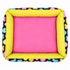 Skatrs Pastel Heart Soft Bolster Bed for Dogs & Cats Both-Bedding, Mats & Travel Supplies Skatrs