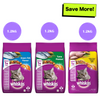 Whiskas Chicken, Ocean Fish and Tuna Flavour Adult Cat Dry Food Combo Cats- Dry food Whiskas 3x1.2kg