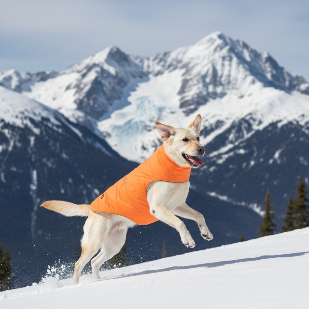 Skatrs Firefly Fuzz Puffer Reversible Jacket for Dogs and Cats Both-Clothing & Accessories Skatrs