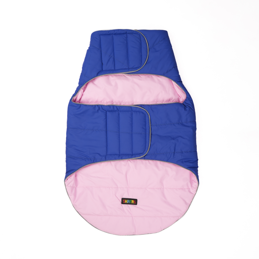 Skatrs Cotton Candy Cuddles Puffer Reversible Jacket for Dogs and Cats Both-Clothing & Accessories Skatrs