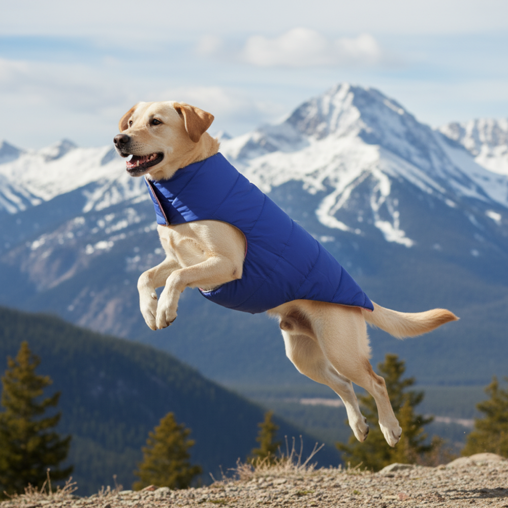 Skatrs Cotton Candy Cuddles Puffer Reversible Jacket for Dogs and Cats Both-Clothing & Accessories Skatrs