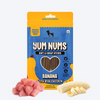 HUFT Yum Nums Banana with Real Chicken Soft & Chewy Sticks Dog Treats Rewards Dog Treats + Others Heads Up for Tails 70g