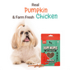 HUFT Yum Nums Pumpkin with Real Chicken Soft and Chewy Grain Free Sticks Treat for Dogs Dog Treats + Others Heads Up for Tails