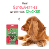 HUFT Yum Nums Soft and Chewy Strawberry with Real Chicken Grain Free Sticks Treats for Dogs Dog Treats + Others Heads Up for Tails