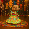 Dogobow Traditional Embroidered Dress for Cats & Dogs (Yellow) Dogs-Clothing & Accessories Dogobow Dropship XS