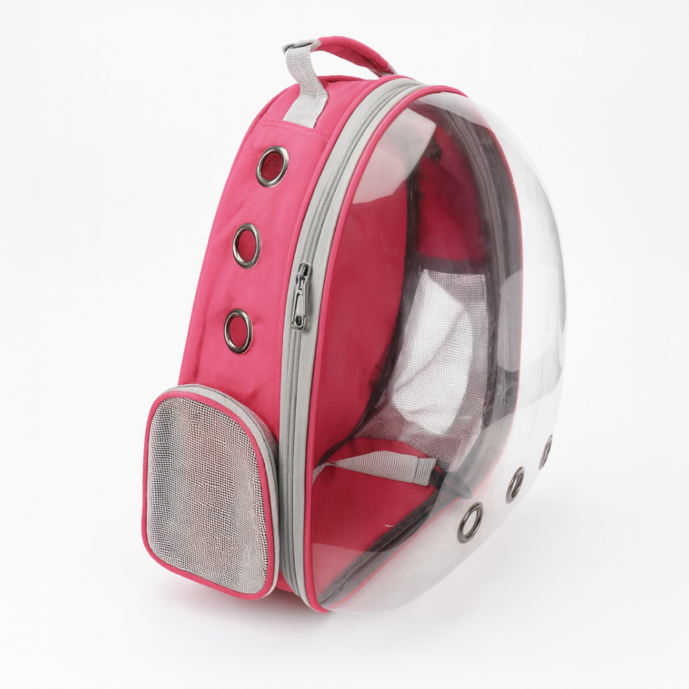 Skatrs Astronaut Space Capsule Carrier Backpack for Cats (Red) Cats-Bedding, Mats & Travel Supplies Skatrs